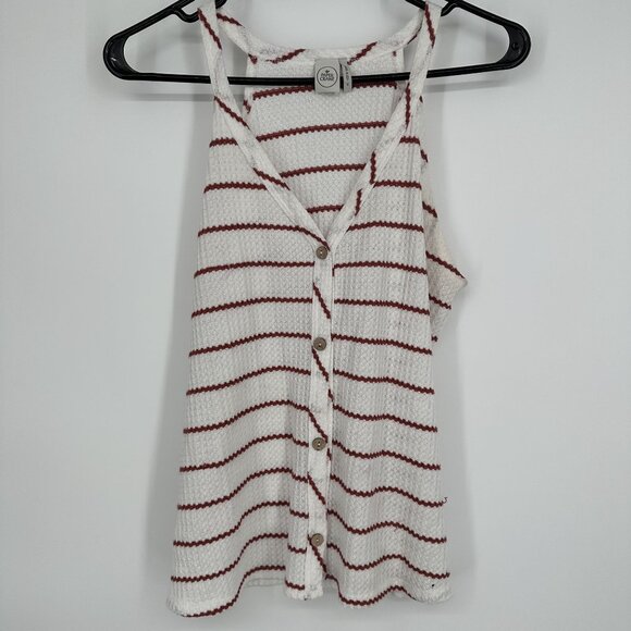 Anthropologie Paper Crane Stripe Tank Top Size Medium - Picture 3 of 4